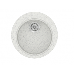 Νεροχύτης Γρανιτένιος Sanitec Classic Granite 316  (Ø48) Βαρέως Τύπου Granite White 01